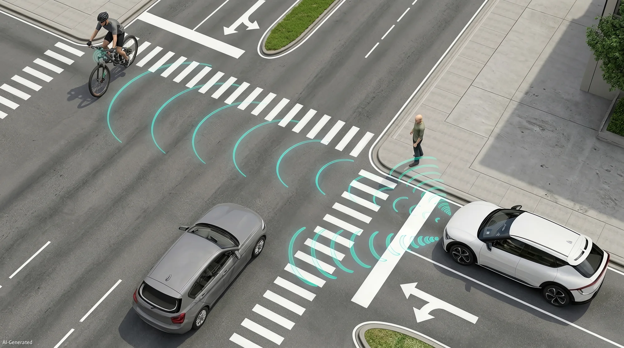 ADAS sensor data processing for AEB pedestrian detection on urban road